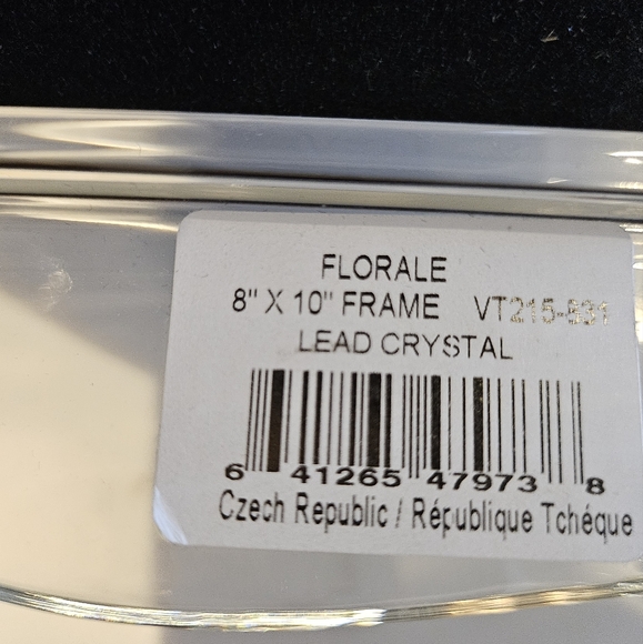 Mikasa Crystal 8x10 Picture frame - Picture 4 of 5